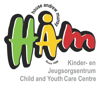 Logo of House Andrew Murray featuring colorful text and a child care center description.